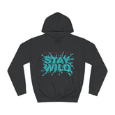 Stay Wild  Unisex College Hoodie - Stylish & Cosy for Campus Life
